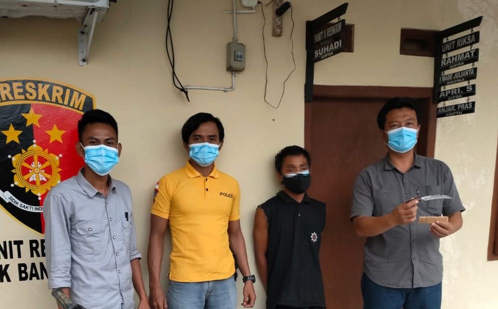 Residivis Tulang Bawang Ditangkap, Ancam Bunuh Wiraswasta Pakai Badik