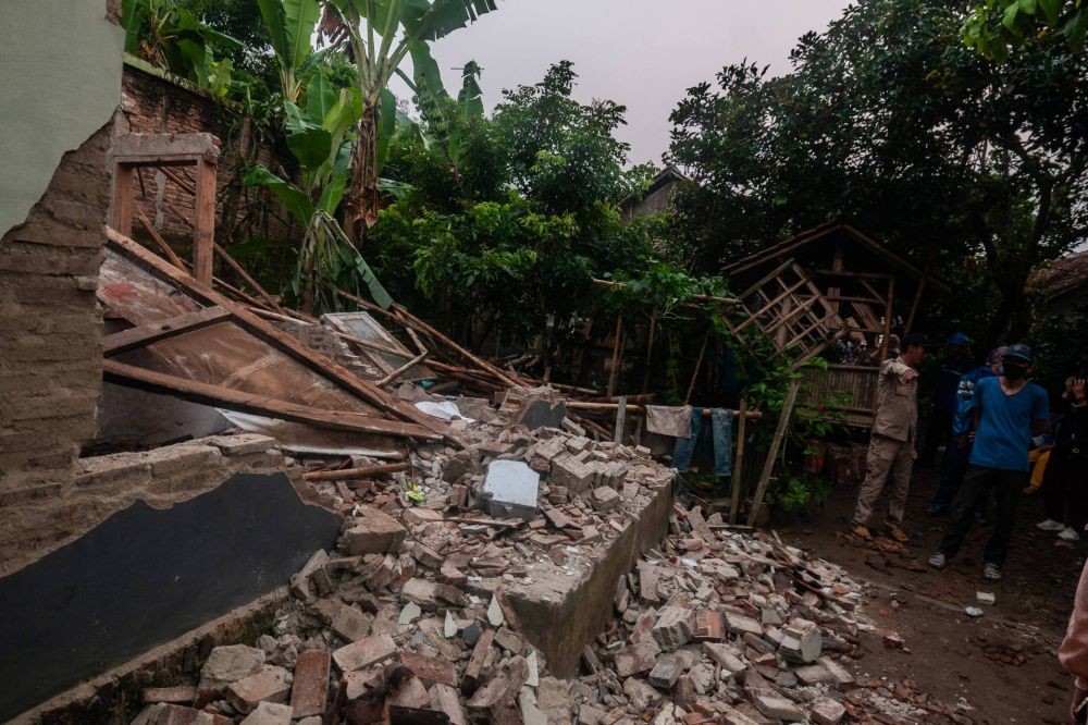 Dampak Gempa Tektonik, 274 Rumah di Lebak Rusak