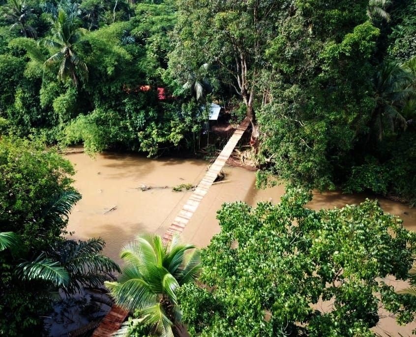 Jabar Quick Respon Bangun Jembatan Gantung Penghubung Desa di Ciamis