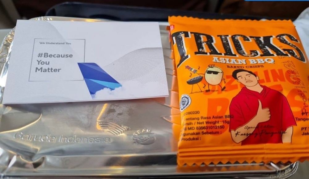 Viral Snack Gambar Kaesang di Garuda Indonesia, Gibran: Salah Paham