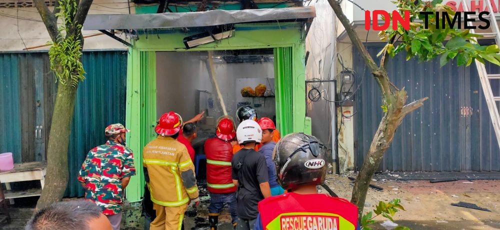 Ruko dan Rumah Warga Terbakar di Balikpapan Barat