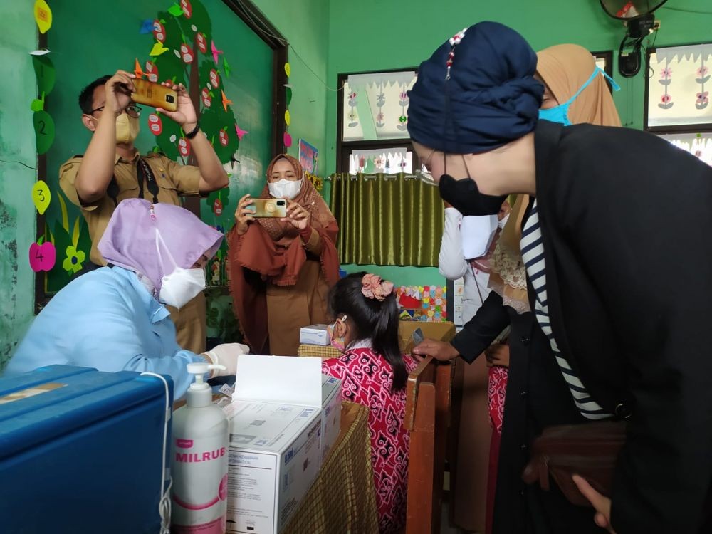 Kejar Target, Vaksinasi Anak di Kota Cirebon Sudah 77,46 Persen