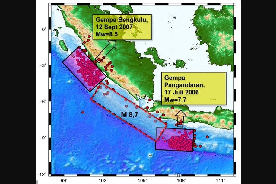 Warga Banten Harus Waspadai Gempa Besar di Seismic Gap Selat Sunda