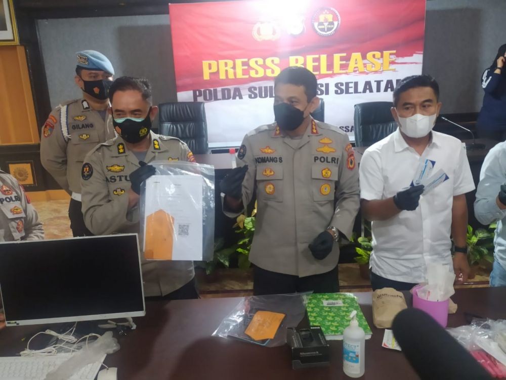 Dokter Kecantikan di Makassar Bisnis Suket COVID-19 Palsu Ditangkap