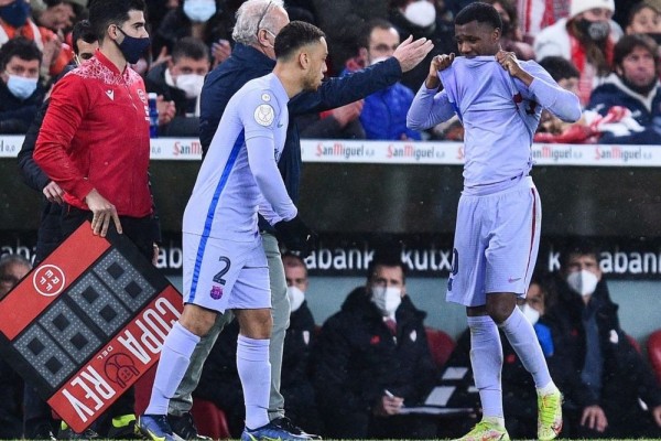Wonderkid Barcelona Ansu Fati Menangis saat Diganti