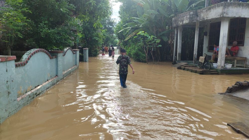Ratusan Rumah di Kabupaten Kediri Kebanjiran