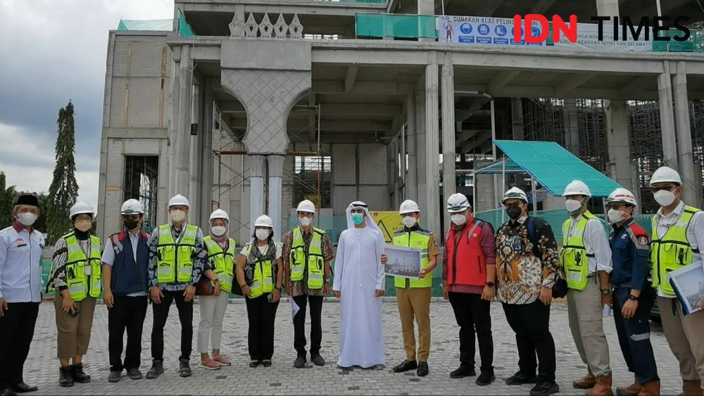 Tinggal Finishing, Masjid Raya Sheikh Zayed Solo Buka September 2022
