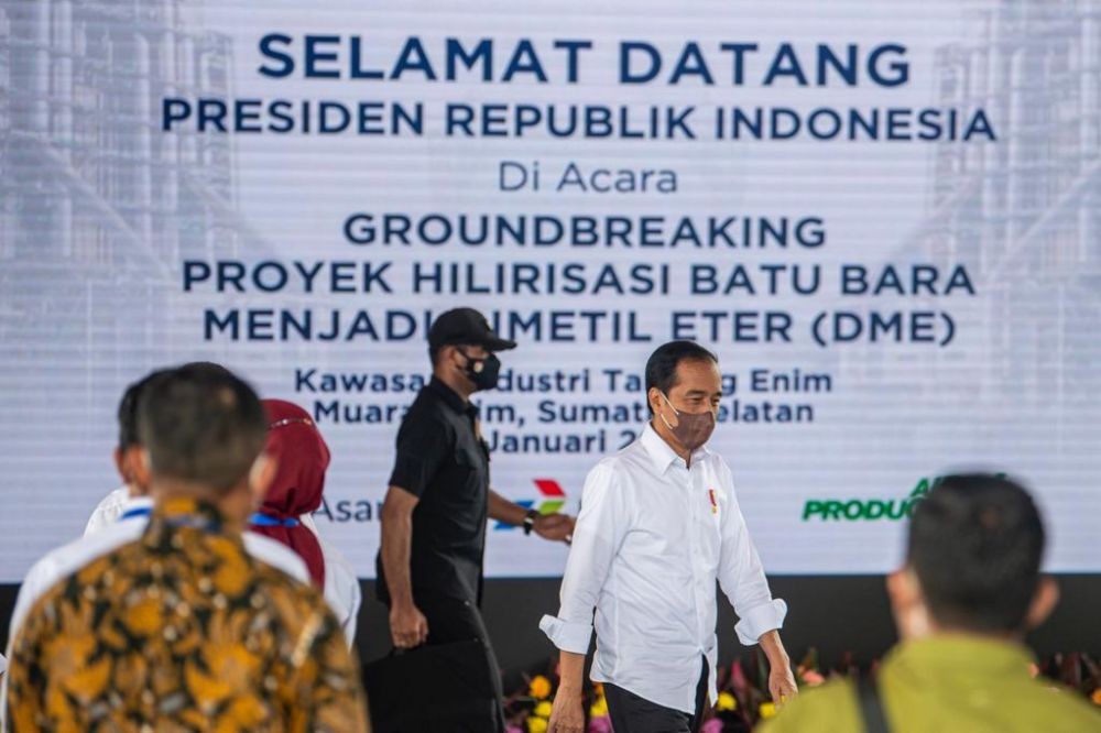 Jokowi Gandeng Amerika Serikat Bangun Hilirisasi Batu Bara di Sumsel