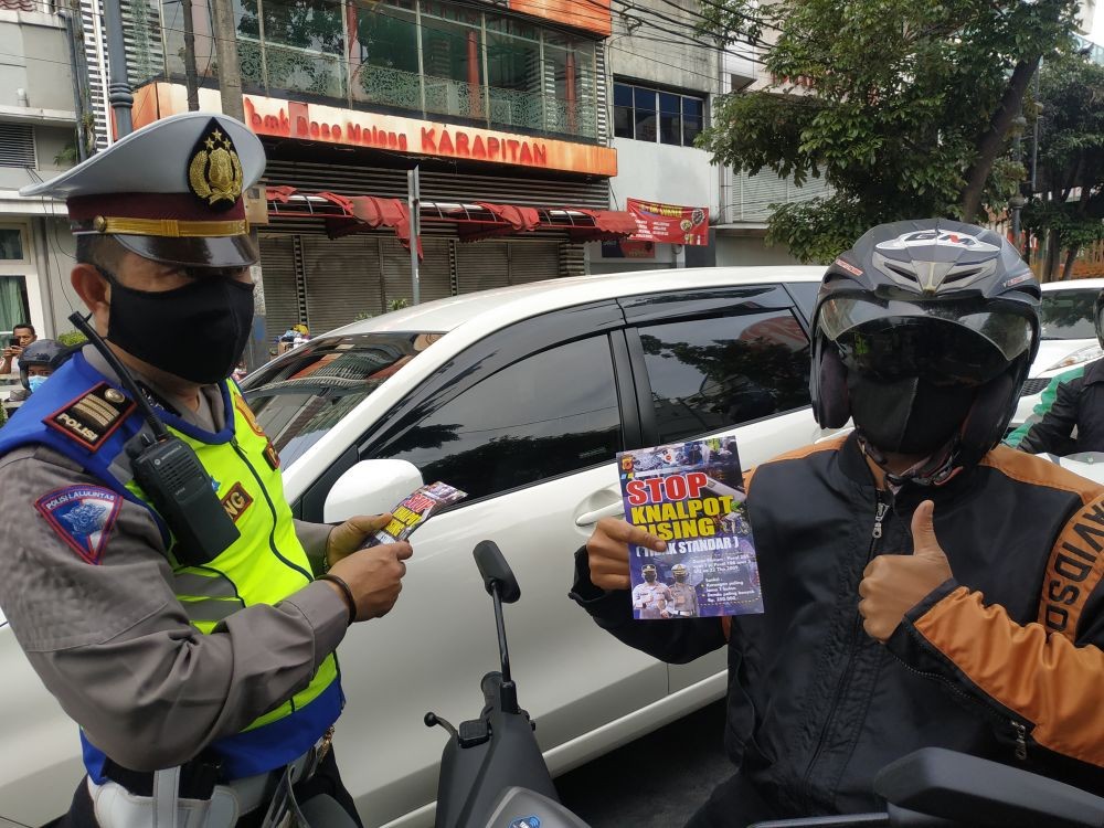 Gunakan Knalpot Bising di Kota Bandung, Siap-siap Kena Tilang