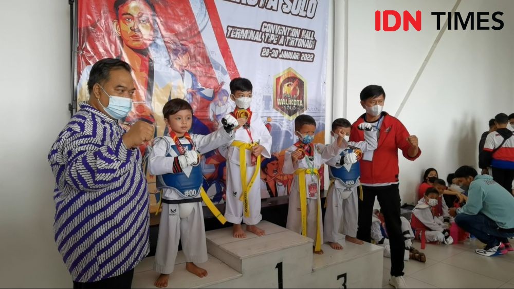 Ngantuk Saat Tanding, Jan Ethes Juara Taekwondo Piala Wali Kota Solo