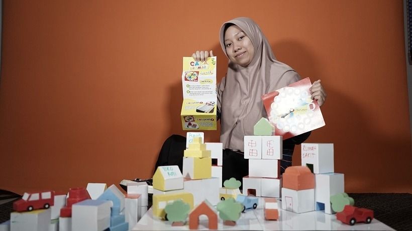 Creaticity, Mainan Karya Mahasiswi Undika untuk Latih Motorik Balita