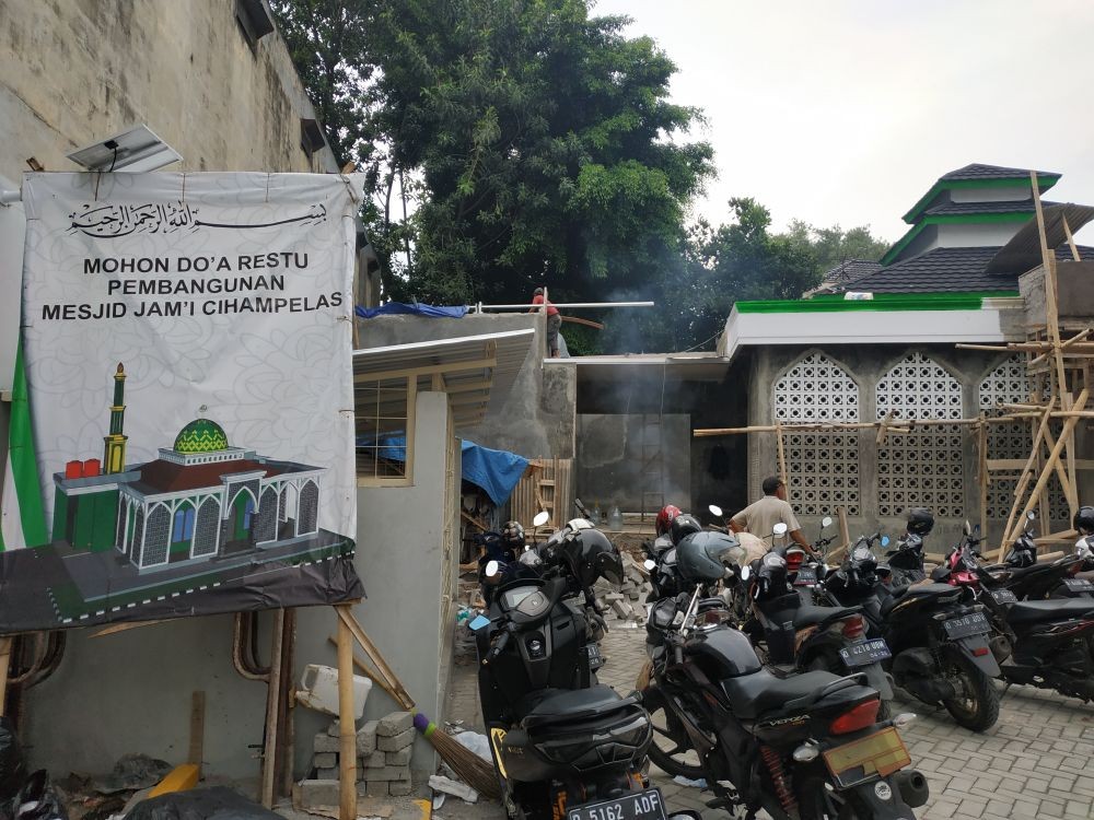 Pembangunan Masjid oleh PT KAI di Cihampelas Tak Sesuai Desain Awal