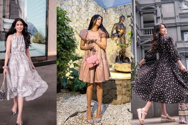 10 Ide Outfit Girly ala Sabrina Chairunnisa, Kekasih Deddy