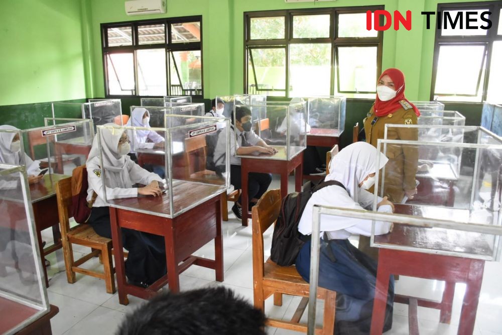 5 Positif Klaster Sekolah, PTM 100 Persen di Bandar Lampung Ditunda