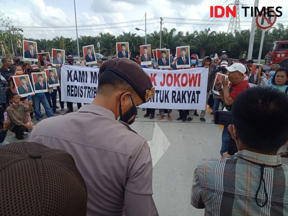 Jelang Peresmian Tol Binjai-Stabat, Warga Demo Ingin Jumpa Jokowi