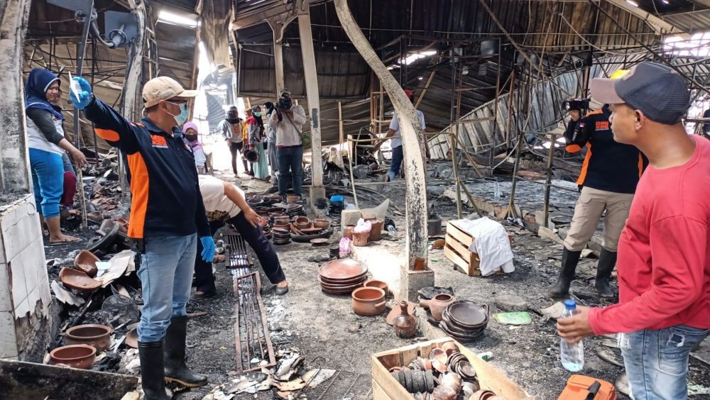 Penyebab Kebakaran Relokasi Pasar Johar, Sumber Api dari Blok F-4