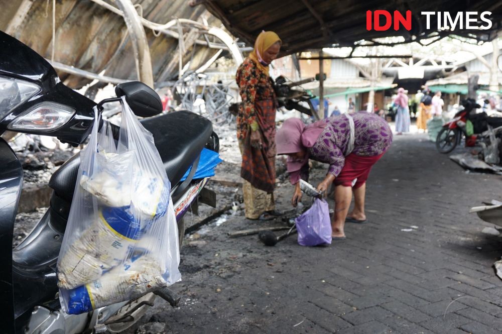 Curhat Pedagang Relokasi Pasar Johar Semarang, Dagangan Kandas Tak Bersisa