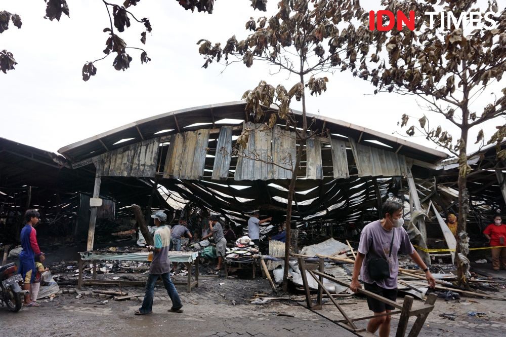Kerugian Kebakaran Relokasi Pasar Johar Semarang Capai Rp11 Miliar