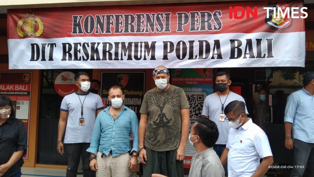 Polda Bali Buru Dua WNA Pelaku Penganiayaan dan Penyekapan