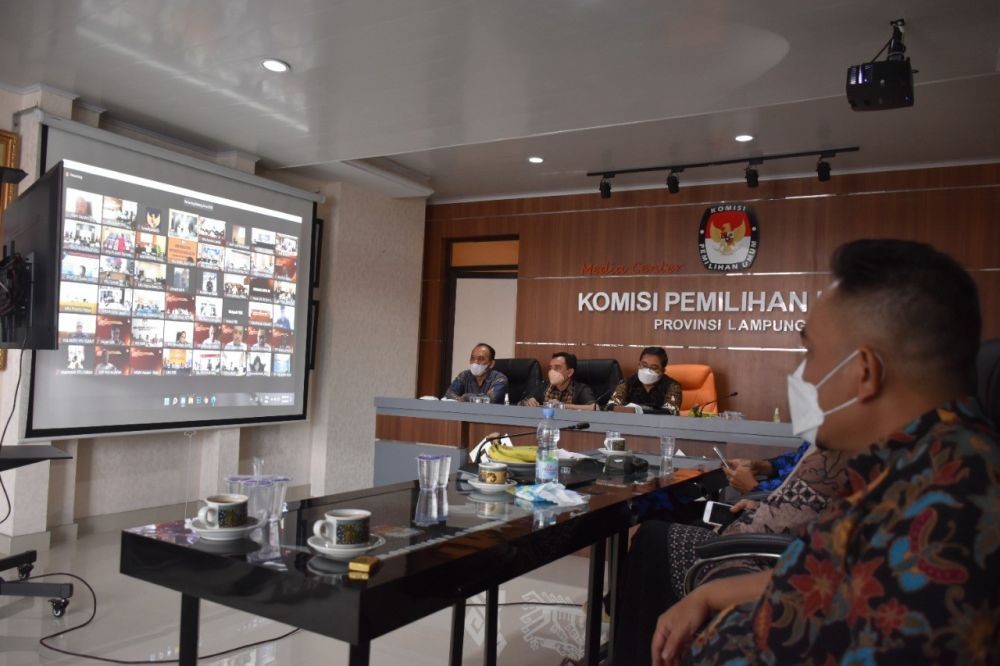 KPU: Ada 5.973.779 Pemilih di Lampung, 64 Personel TNI-Polri Masuk TMS 