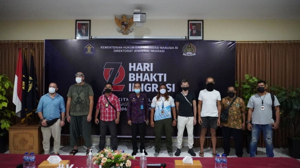 Tiga WNA Pelaku Pengeroyokan di Kuta Utara Dideportasi