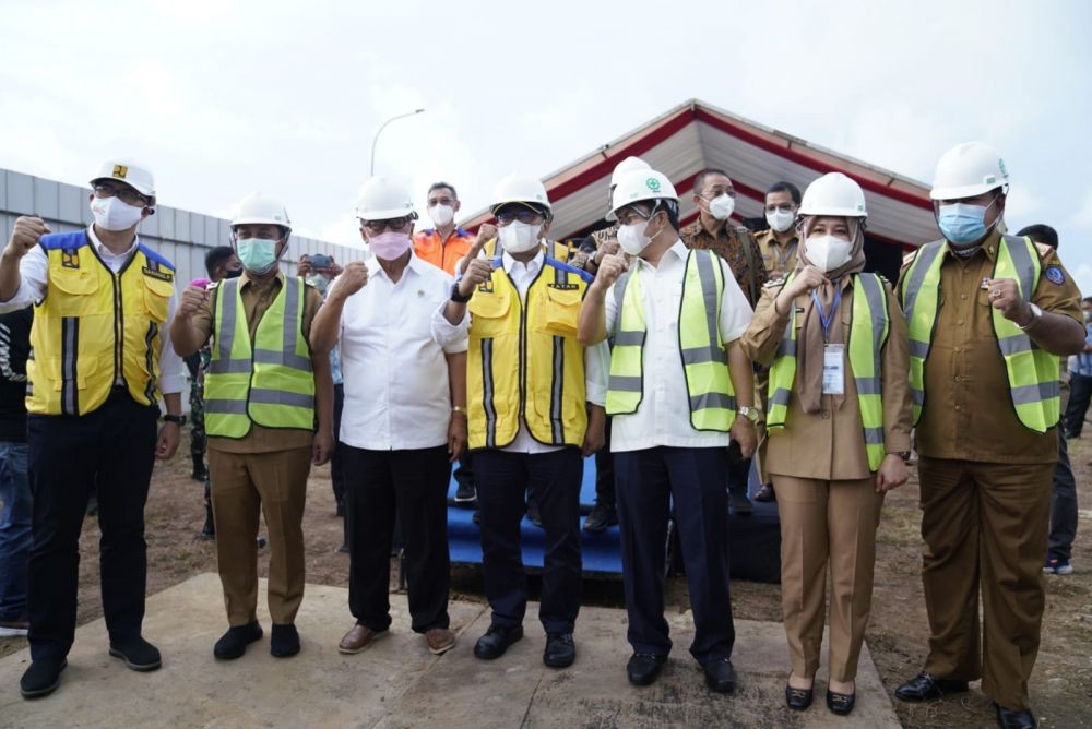 Pembangunan Jalan Akses Tol Pelabuhan Makassar New Port Dimulai