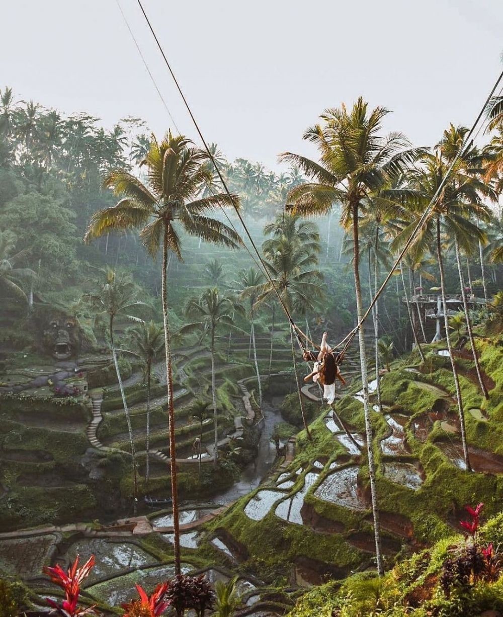 10 Wisata dengan Ayunan di Bali, Aktivitas Liburan Pemicu Adrenalin 