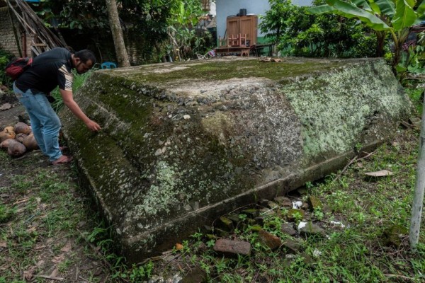 Penampakan Bunker Belanda Di Lebak Berusia 250 Tahun