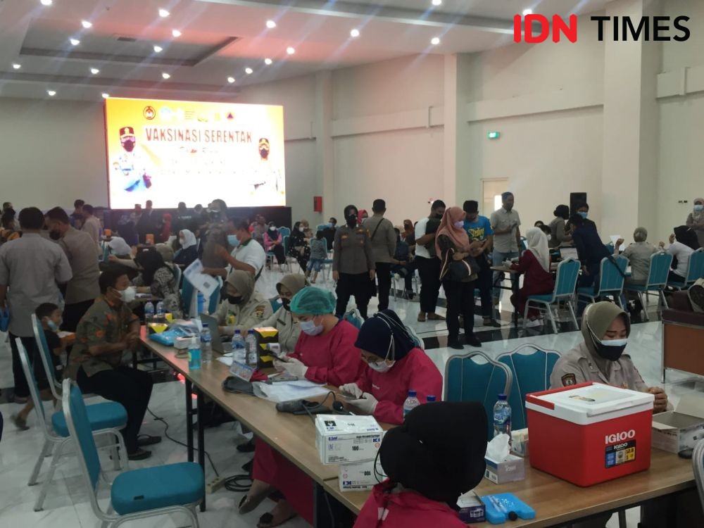 Vaksin 2 Baru 57 Persen, Kapolri Beri Instruksi ke Polda Lampung