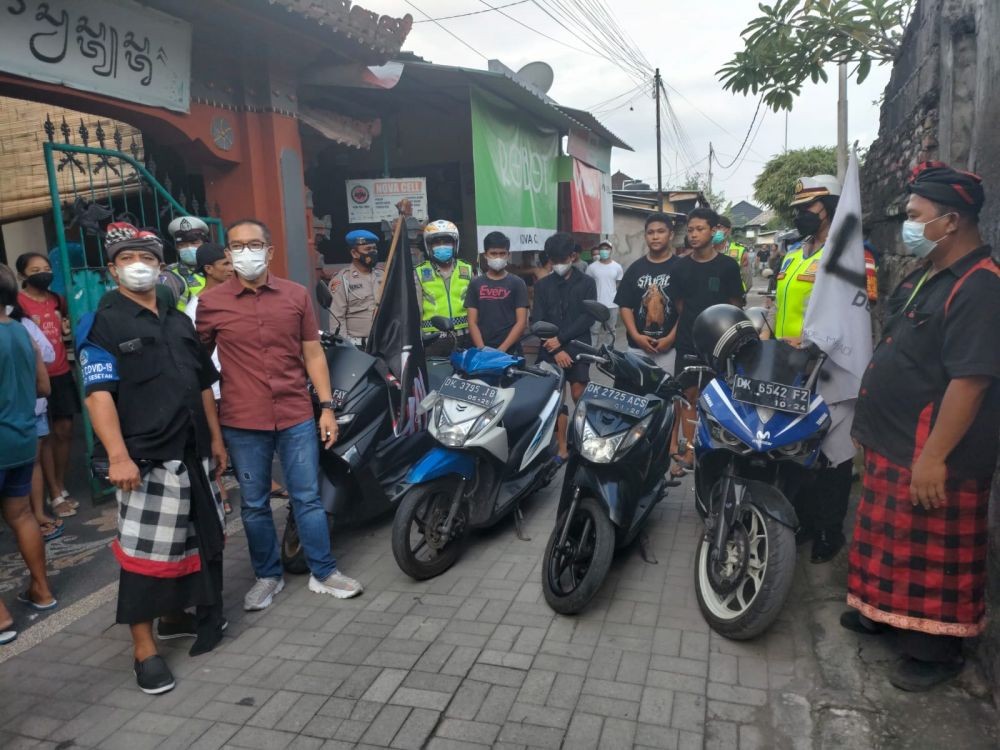 Ratusan Remaja Konvoi di Denpasar, Sengaja Ingin Ganggu Keamanan?  