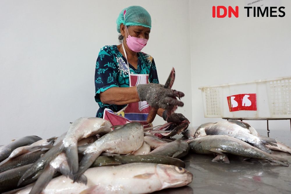 Jelang Imlek, Penjualan Ikan Bandeng di Tangsel Meningkat