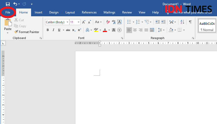 Menghapus garis merah biru di Microsoft Word secara cepat