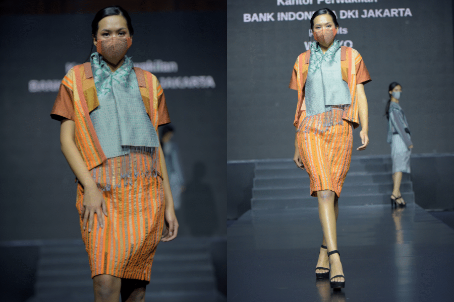 6 Inspirasi Baju Tenun Karya Wignyo Di Jakarta Fashion Trend