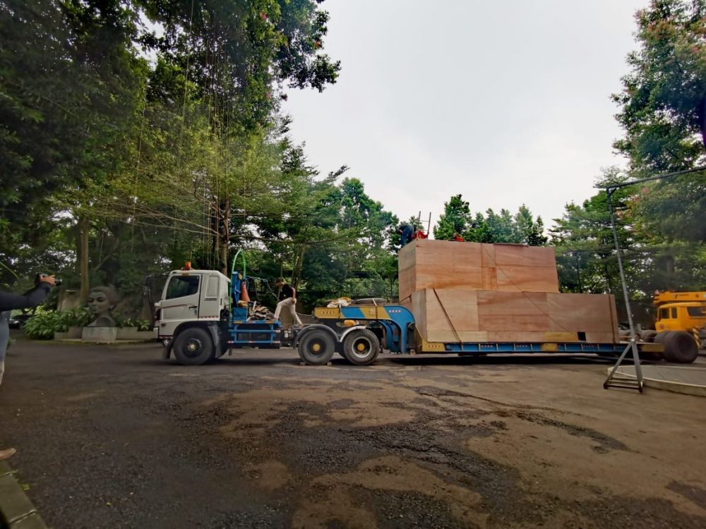 Patung Jokowi Naik Kawasaki Seberat 3 Ton Akan Dipajang di Mandalika