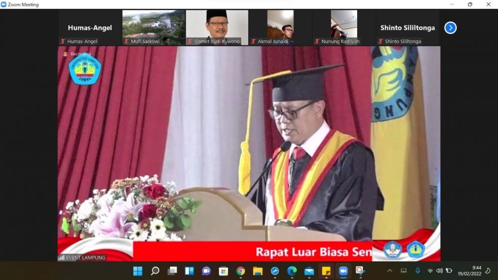 Kapolda Banten Irjen Rudy Heriyanto Adi Raih Gelar Profesor dari Unila