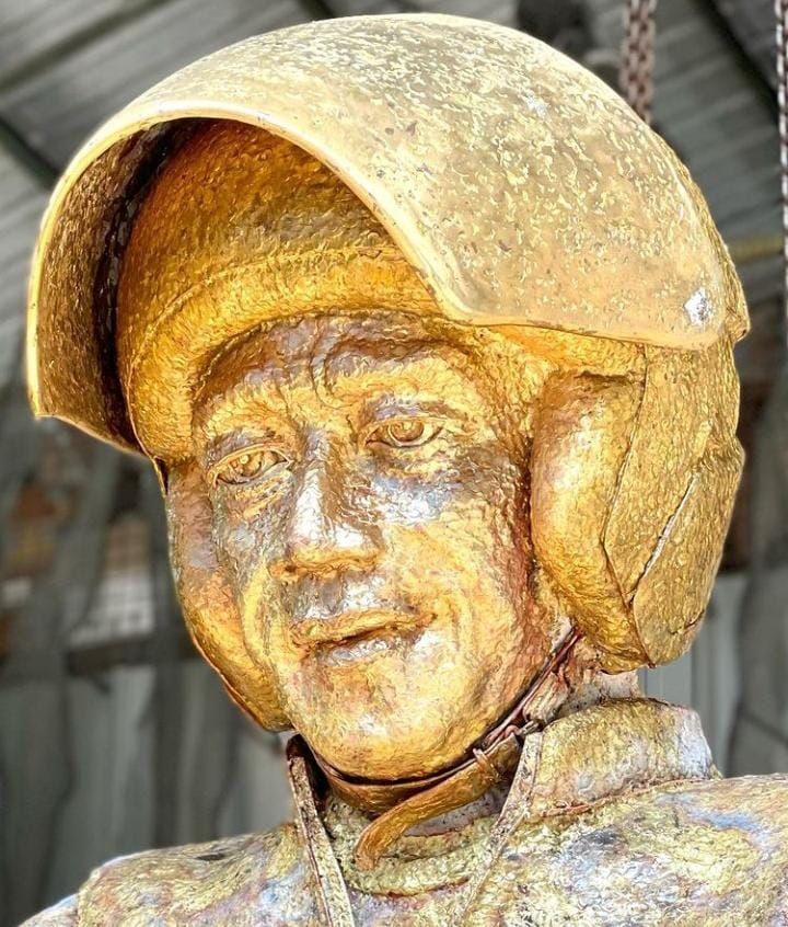 Patung Jokowi Naik Kawasaki Seberat 3 Ton Akan Dipajang di Mandalika