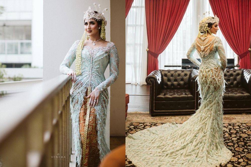 10 Kebaya Pernikahan Pastel Ala Designer Indonesia