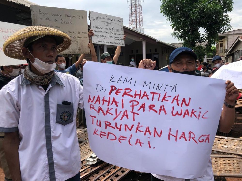 Produsen Tahu Tempe Semarang Tagih Janji Pemerintah Subsidi Kedelai