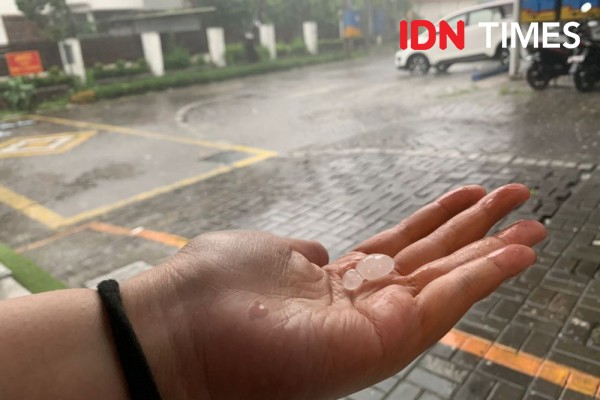 Jangan Dibuat Es Teh! Pakar ITS Ungkap Bahayanya Hujan Es