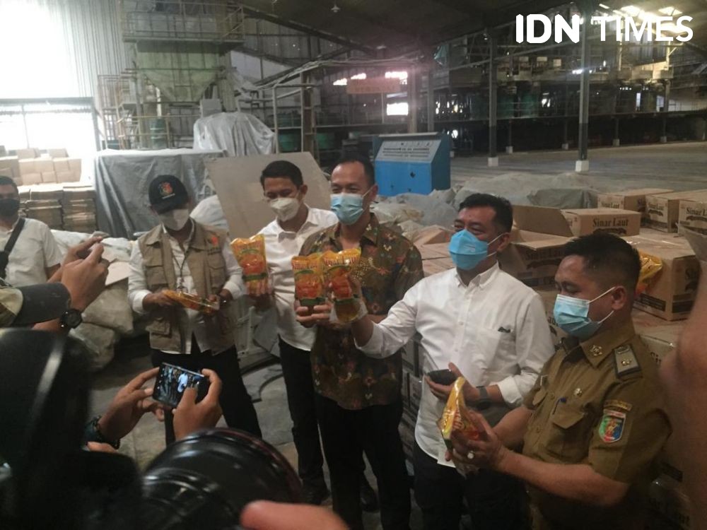 Duh! Satgas Pangan Polri Temukan 345.600 Liter Minyak Goreng di Lampung