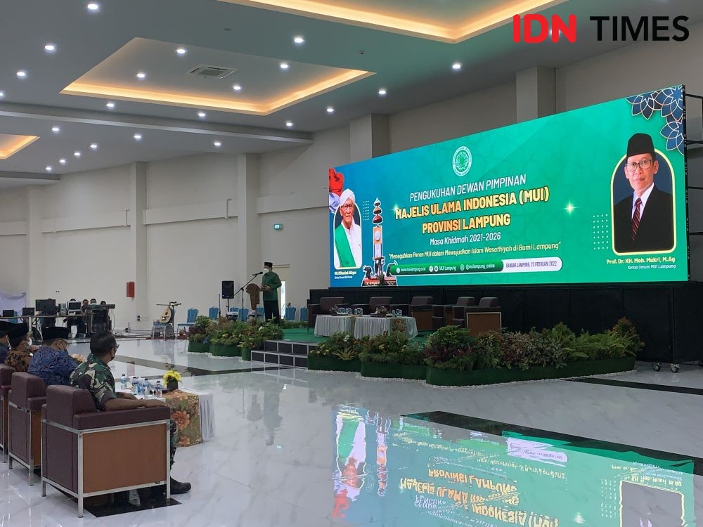 Pengukuhan Pengurus MUI Lampung, Komitmen Islam Sejuk dan Antiradikal