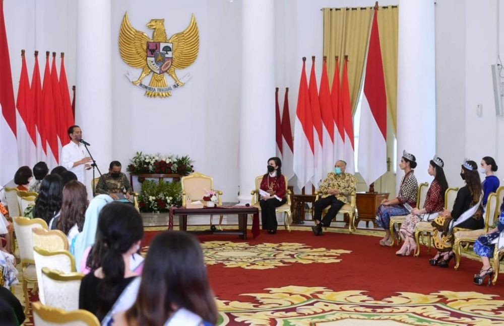 Bertemu Jokowi, Ini Harapan Finalis Puteri Indonesia 2022 tentang IKN