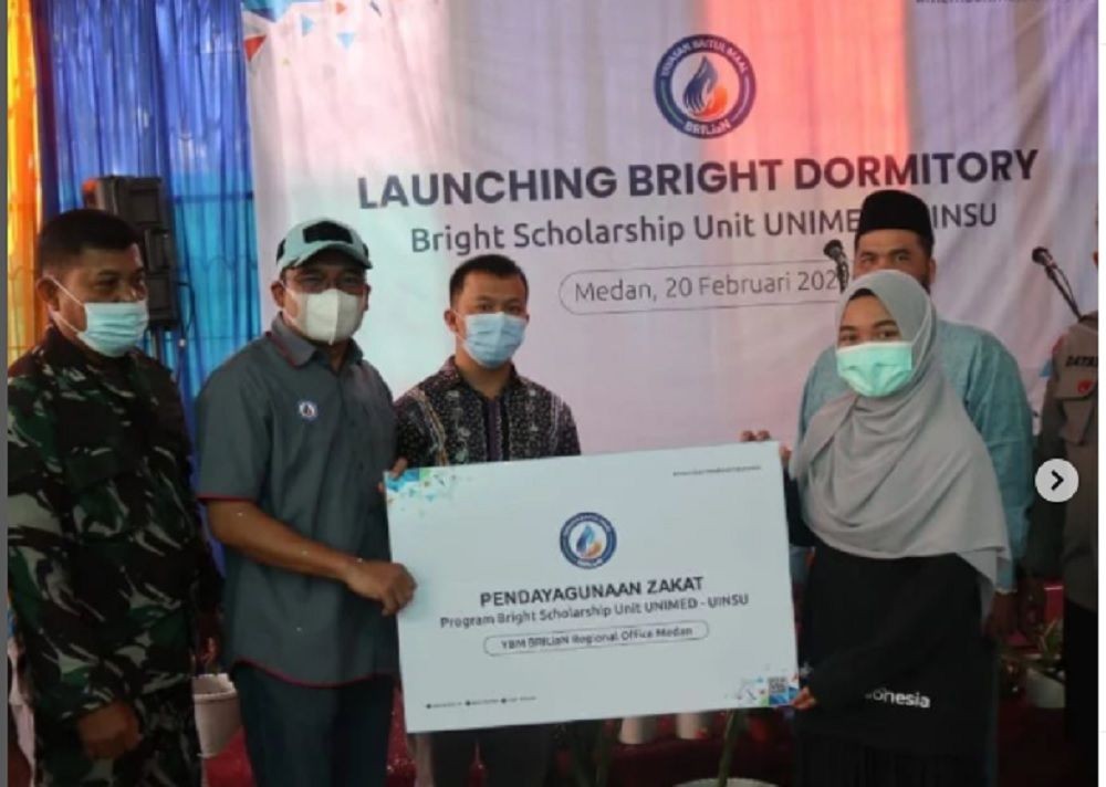 YBM BRILiaN Medan Launching Bright Dormitory Unit Unimed-UIN Sumut