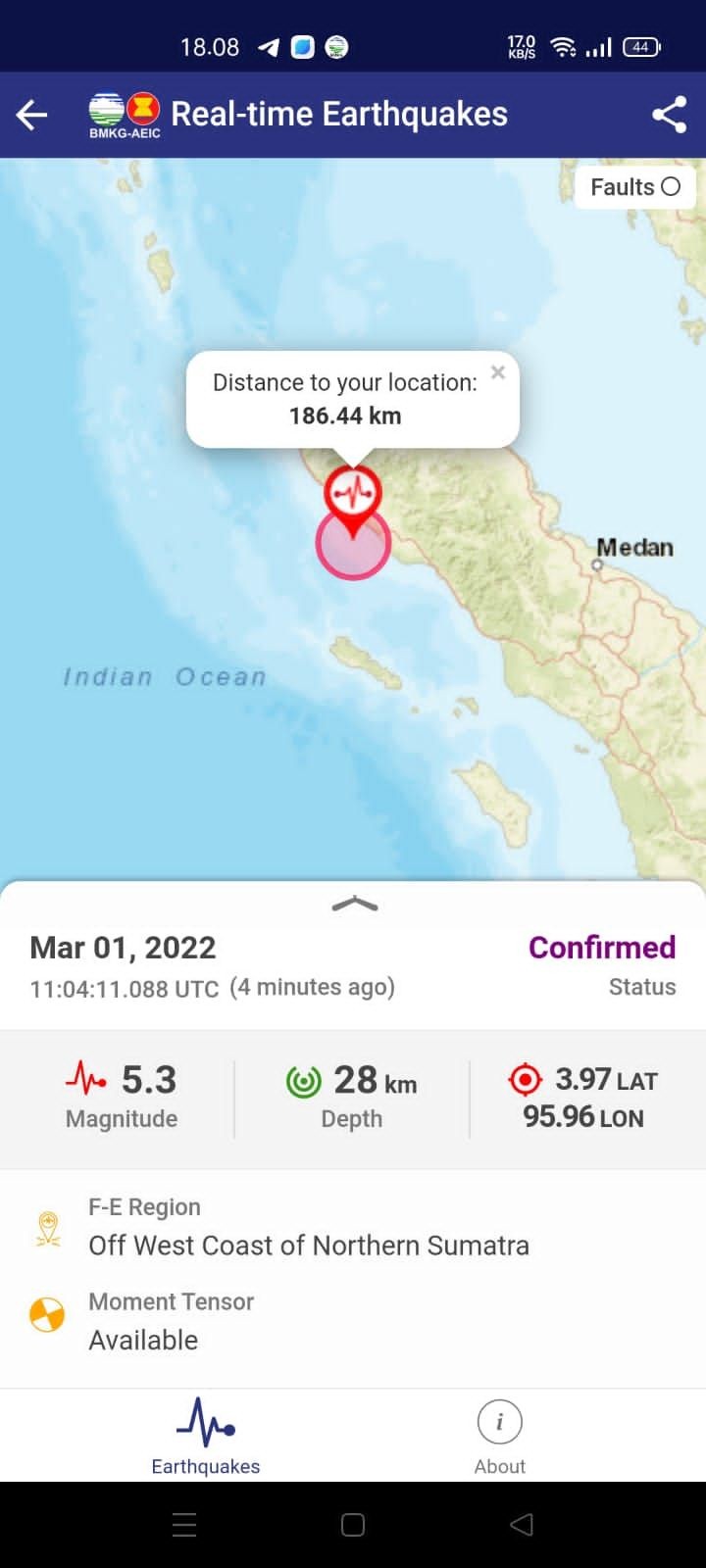 Banda Aceh Diguncang Gempa M 5,3, Diduga Ini Penyebabnya