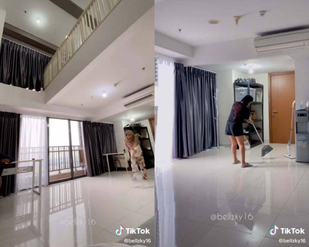 10 Potret Apartemen Dua Lantai Seleb TikTok Bella Tobing