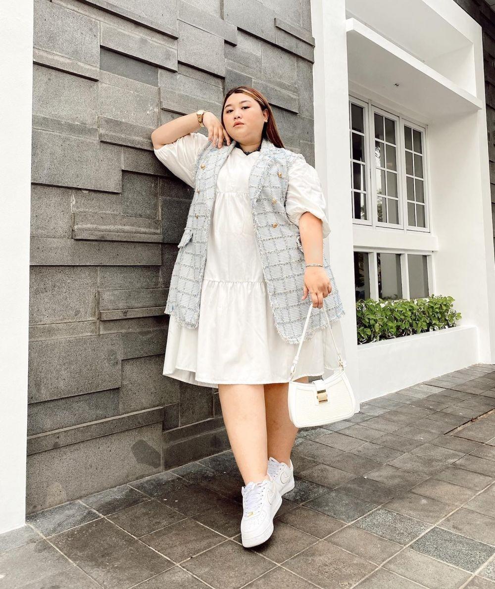 Dress putih big store size