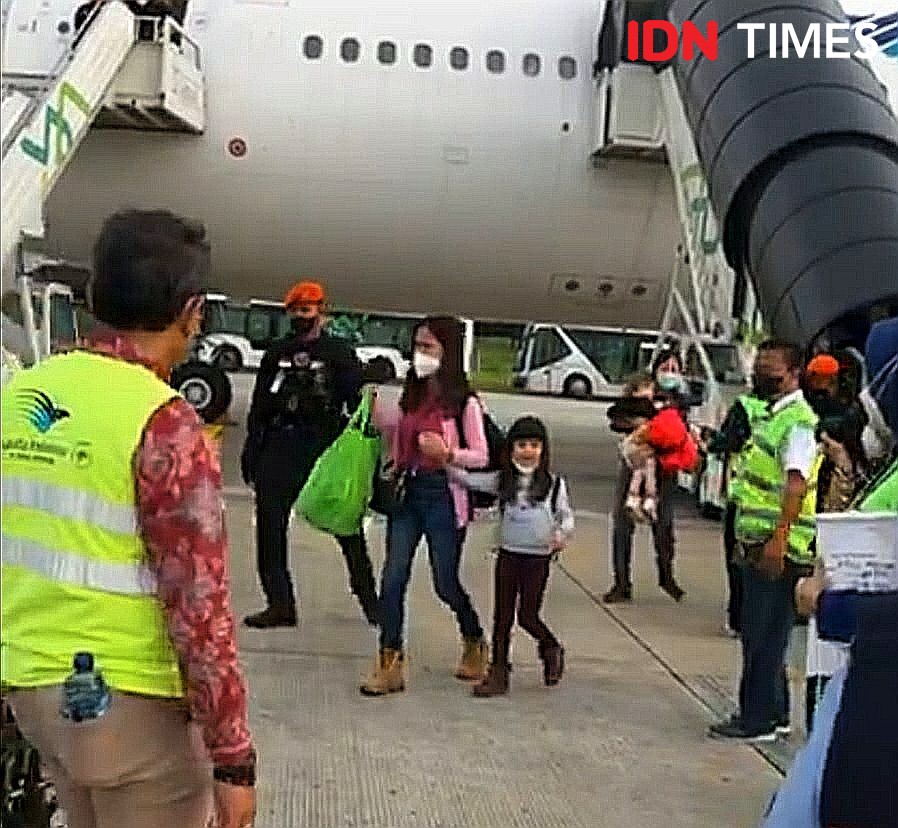Dievakuasi dari Ukraina, 83 WNI-WNA Tiba di Bandara Soekarno-Hatta