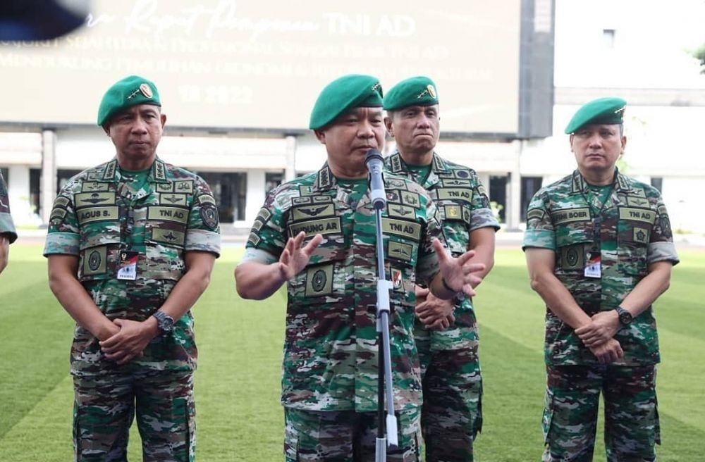 KSAD Dudung Perintahkan Kejar Pembunuh Bintara TNI dan Istri di Papua