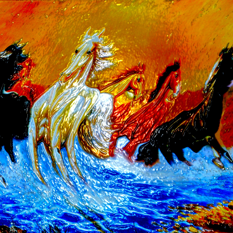 Water riding. Огонь и вода лошади. Конь картина. Картина лошади. Картина конь огонь.
