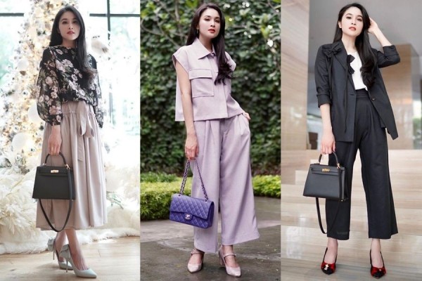 9 Ide Office Look ala Sandra Dewi, Modis dan Elegan Abis!